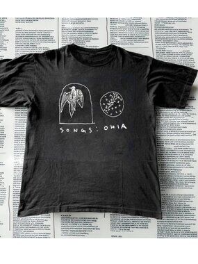 Songs Ohia Vintage Style Graphic  T-Shirt